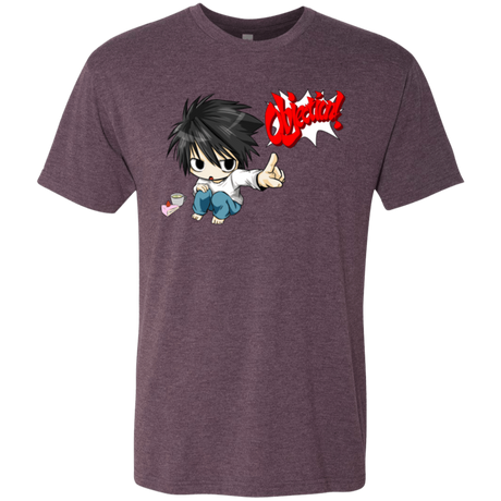 T-Shirts Vintage Purple / Small L Objection! Men's Triblend T-Shirt