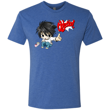 T-Shirts Vintage Royal / Small L Objection! Men's Triblend T-Shirt