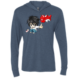 T-Shirts Indigo / X-Small L Objection! Triblend Long Sleeve Hoodie Tee