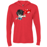 T-Shirts Vintage Red / X-Small L Objection! Triblend Long Sleeve Hoodie Tee