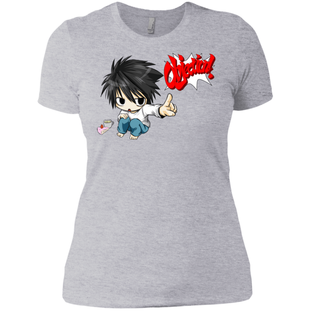 T-Shirts Heather Grey / X-Small L Objection! Women's Premium T-Shirt