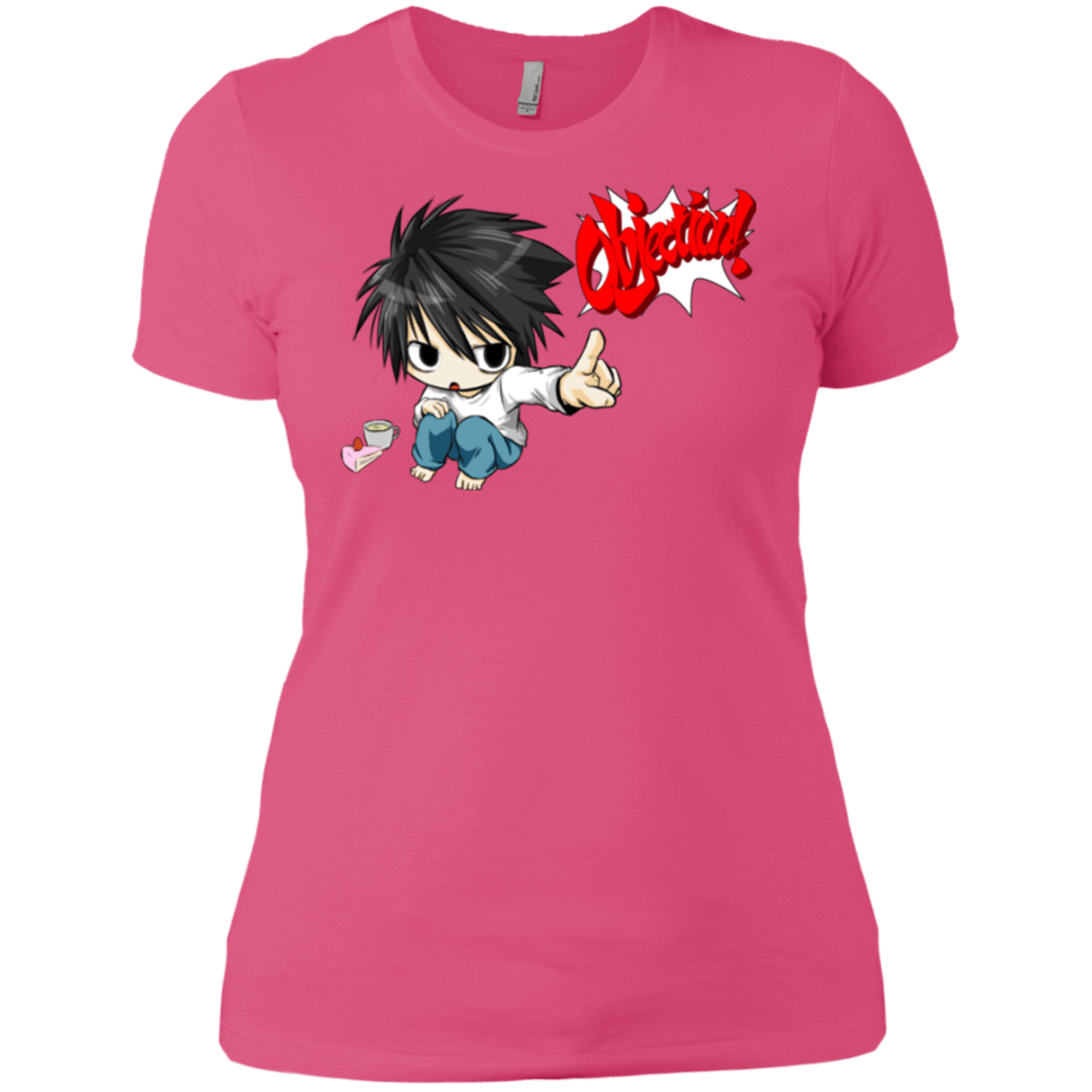 T-Shirts Hot Pink / X-Small L Objection! Women's Premium T-Shirt