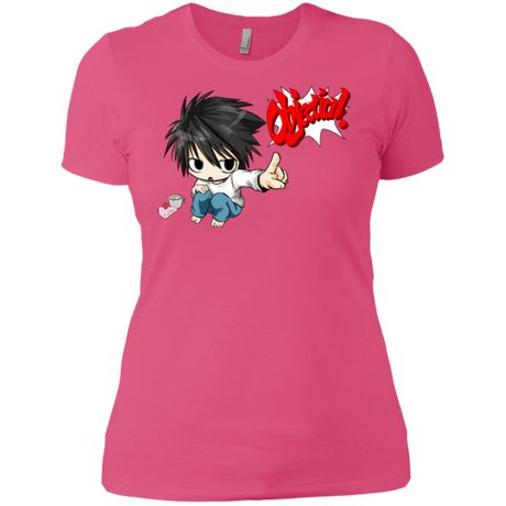 T-Shirts Hot Pink / X-Small L Objection! Women's Premium T-Shirt