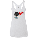 T-Shirts Heather White / X-Small L Objection! Women's Triblend Racerback Tank