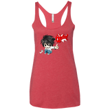 T-Shirts Vintage Red / X-Small L Objection! Women's Triblend Racerback Tank