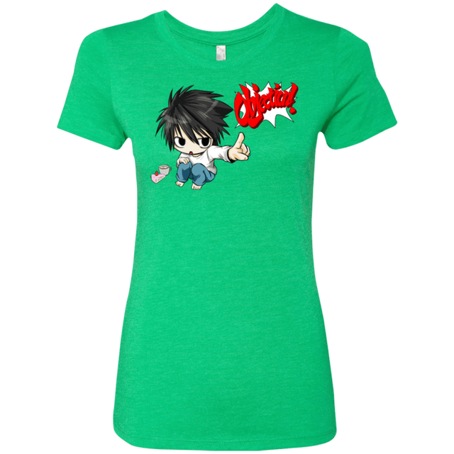 T-Shirts Envy / Small L Objection! Women's Triblend T-Shirt