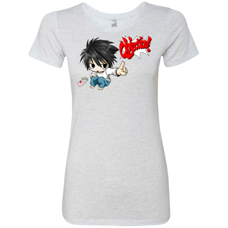 T-Shirts Heather White / Small L Objection! Women's Triblend T-Shirt