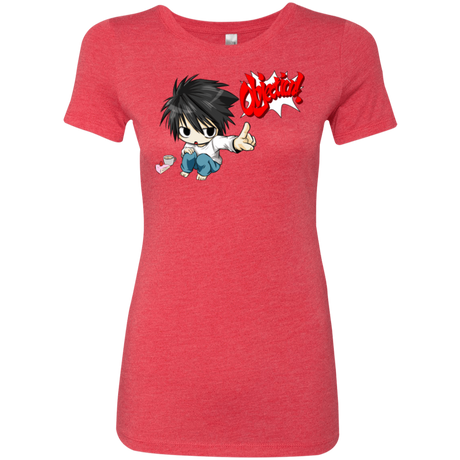 T-Shirts Vintage Red / Small L Objection! Women's Triblend T-Shirt