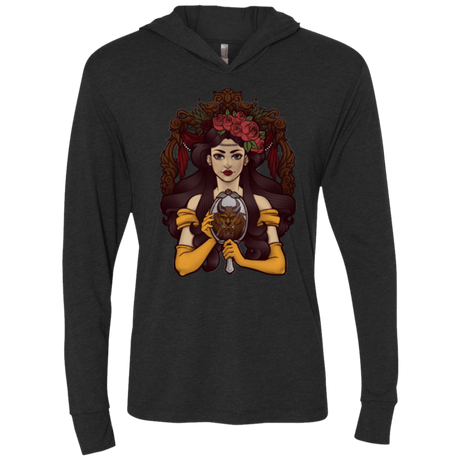 T-Shirts Vintage Black / X-Small La Bete Triblend Long Sleeve Hoodie Tee