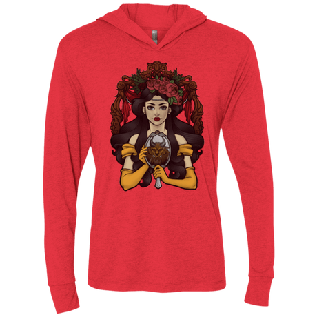 T-Shirts Vintage Red / X-Small La Bete Triblend Long Sleeve Hoodie Tee