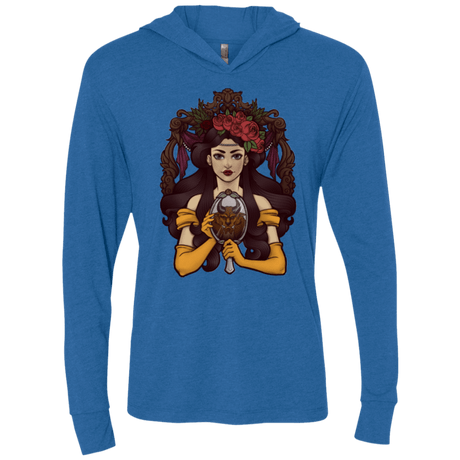 T-Shirts Vintage Royal / X-Small La Bete Triblend Long Sleeve Hoodie Tee