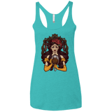 T-Shirts Tahiti Blue / X-Small La Bete Women's Triblend Racerback Tank