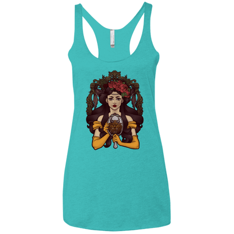 T-Shirts Tahiti Blue / X-Small La Bete Women's Triblend Racerback Tank