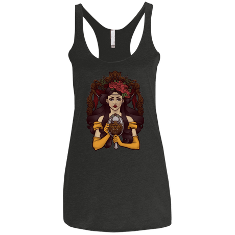 T-Shirts Vintage Black / X-Small La Bete Women's Triblend Racerback Tank