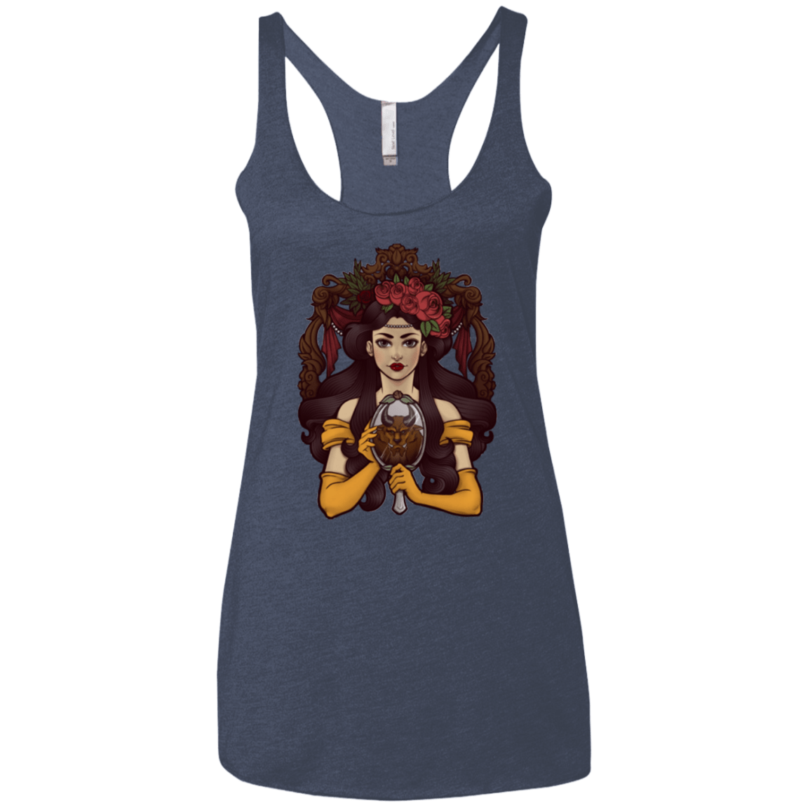 La Bete Women's Triblend Racerback Tank