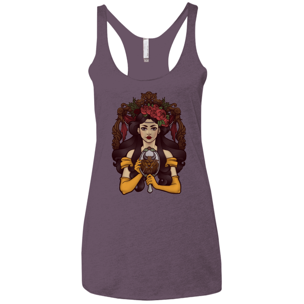 T-Shirts Vintage Purple / X-Small La Bete Women's Triblend Racerback Tank