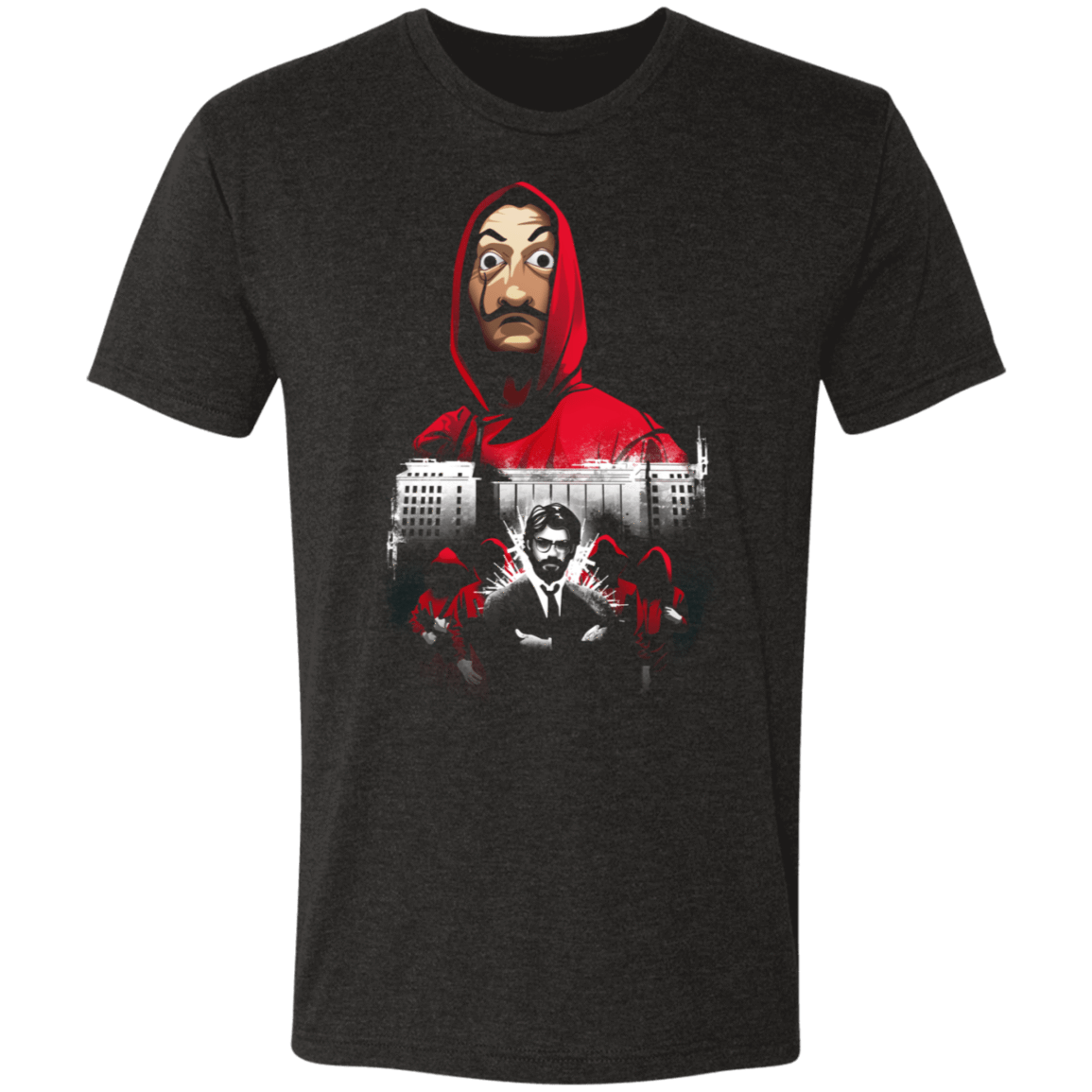 T-Shirts Vintage Black / S La Casa De Dali Men's Triblend T-Shirt