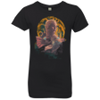 T-Shirts Black / YXS la Dame Au Dragon Girls Premium T-Shirt