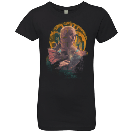 T-Shirts Black / YXS la Dame Au Dragon Girls Premium T-Shirt