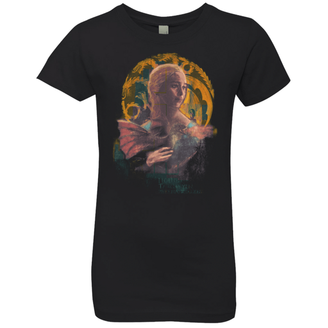 T-Shirts Black / YXS la Dame Au Dragon Girls Premium T-Shirt