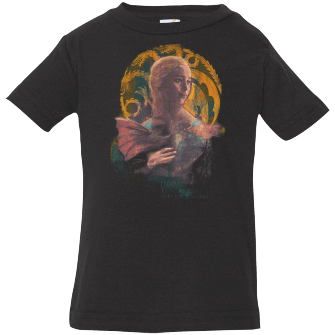 T-Shirts Black / 6 Months la Dame Au Dragon Infant Premium T-Shirt