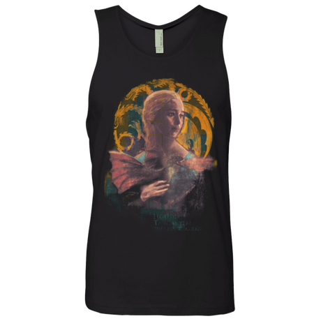 T-Shirts Black / Small la Dame Au Dragon Men's Premium Tank Top