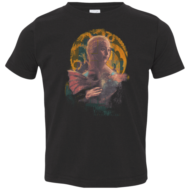 T-Shirts Black / 2T la Dame Au Dragon Toddler Premium T-Shirt