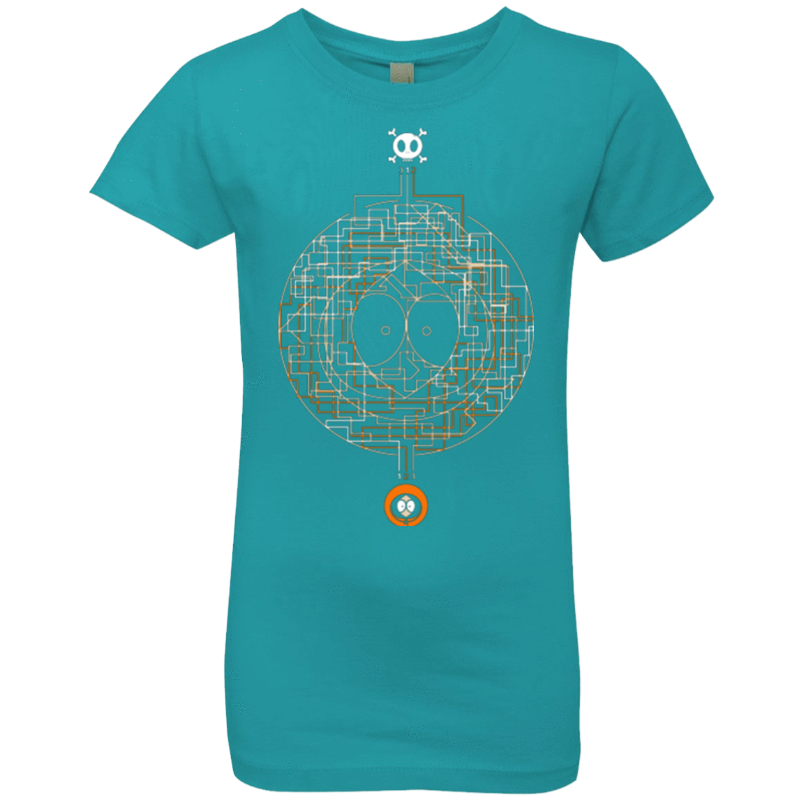 T-Shirts Tahiti Blue / YXS LABYRINTH OF DEATH Girls Premium T-Shirt