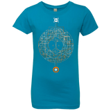 T-Shirts Turquoise / YXS LABYRINTH OF DEATH Girls Premium T-Shirt