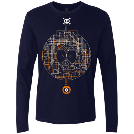 T-Shirts Midnight Navy / Small LABYRINTH OF DEATH Men's Premium Long Sleeve