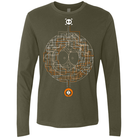 T-Shirts Military Green / Small LABYRINTH OF DEATH Men's Premium Long Sleeve