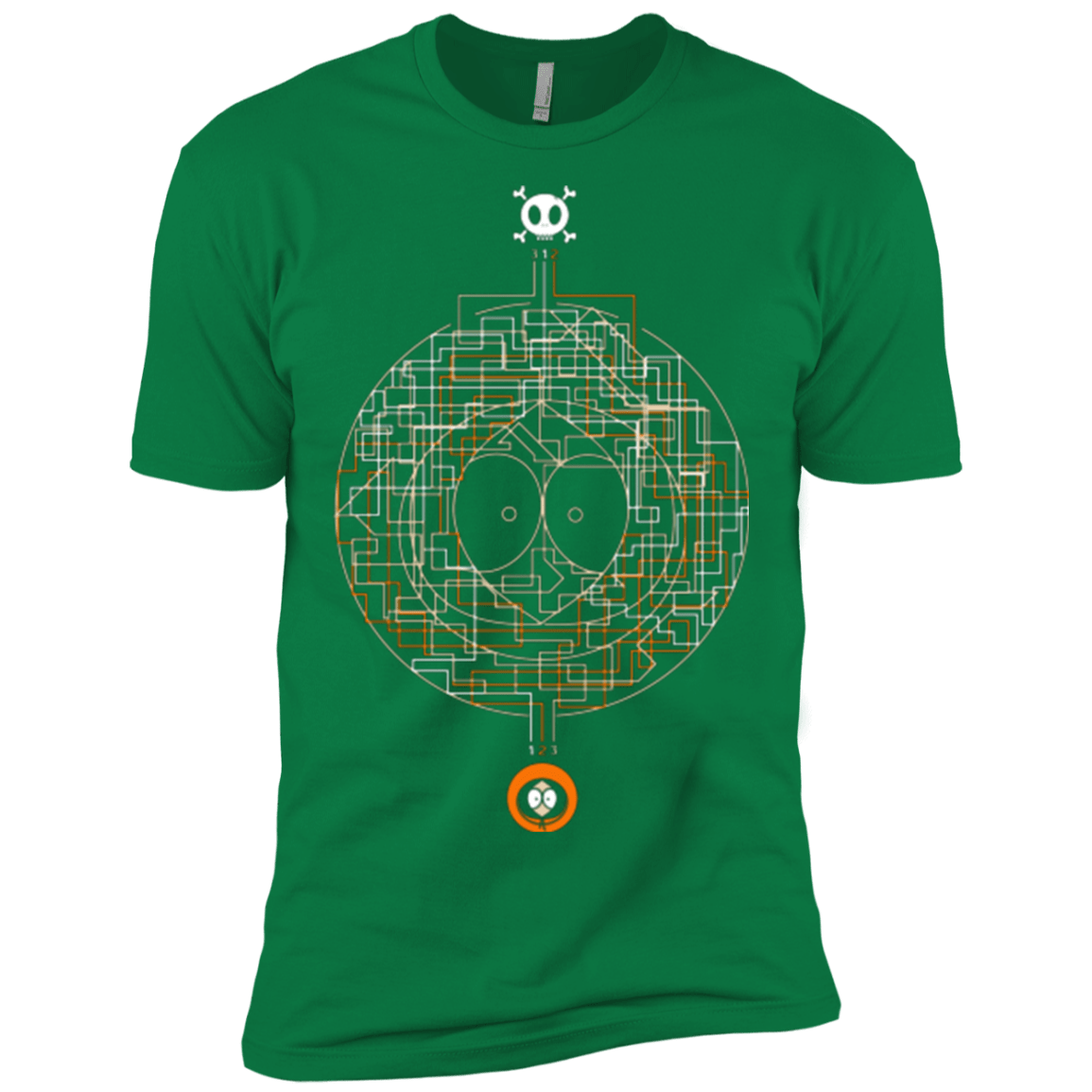 T-Shirts Kelly Green / X-Small LABYRINTH OF DEATH Men's Premium T-Shirt