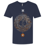 T-Shirts Midnight Navy / X-Small LABYRINTH OF DEATH Men's Premium V-Neck