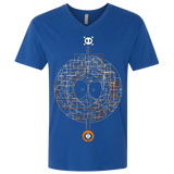 T-Shirts Royal / X-Small LABYRINTH OF DEATH Men's Premium V-Neck