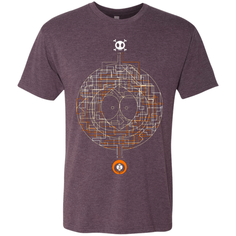 T-Shirts Vintage Purple / Small LABYRINTH OF DEATH Men's Triblend T-Shirt