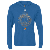 T-Shirts Vintage Royal / X-Small LABYRINTH OF DEATH Triblend Long Sleeve Hoodie Tee