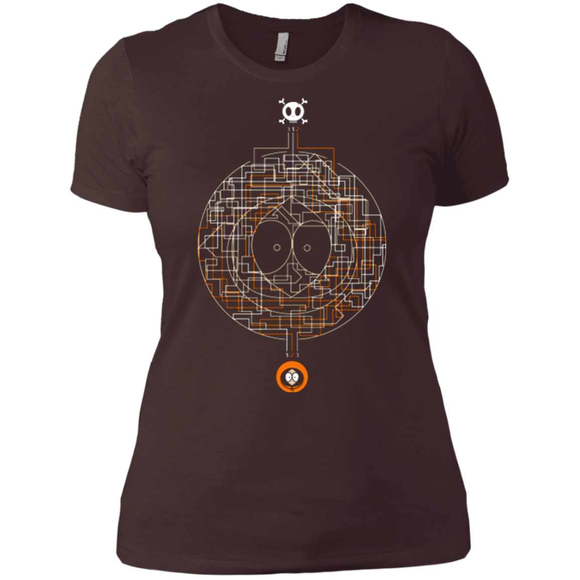 T-Shirts Dark Chocolate / X-Small LABYRINTH OF DEATH Women's Premium T-Shirt