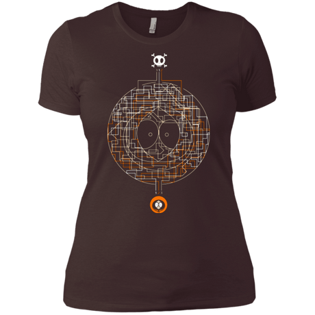 T-Shirts Dark Chocolate / X-Small LABYRINTH OF DEATH Women's Premium T-Shirt