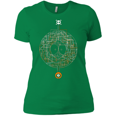 T-Shirts Kelly Green / X-Small LABYRINTH OF DEATH Women's Premium T-Shirt