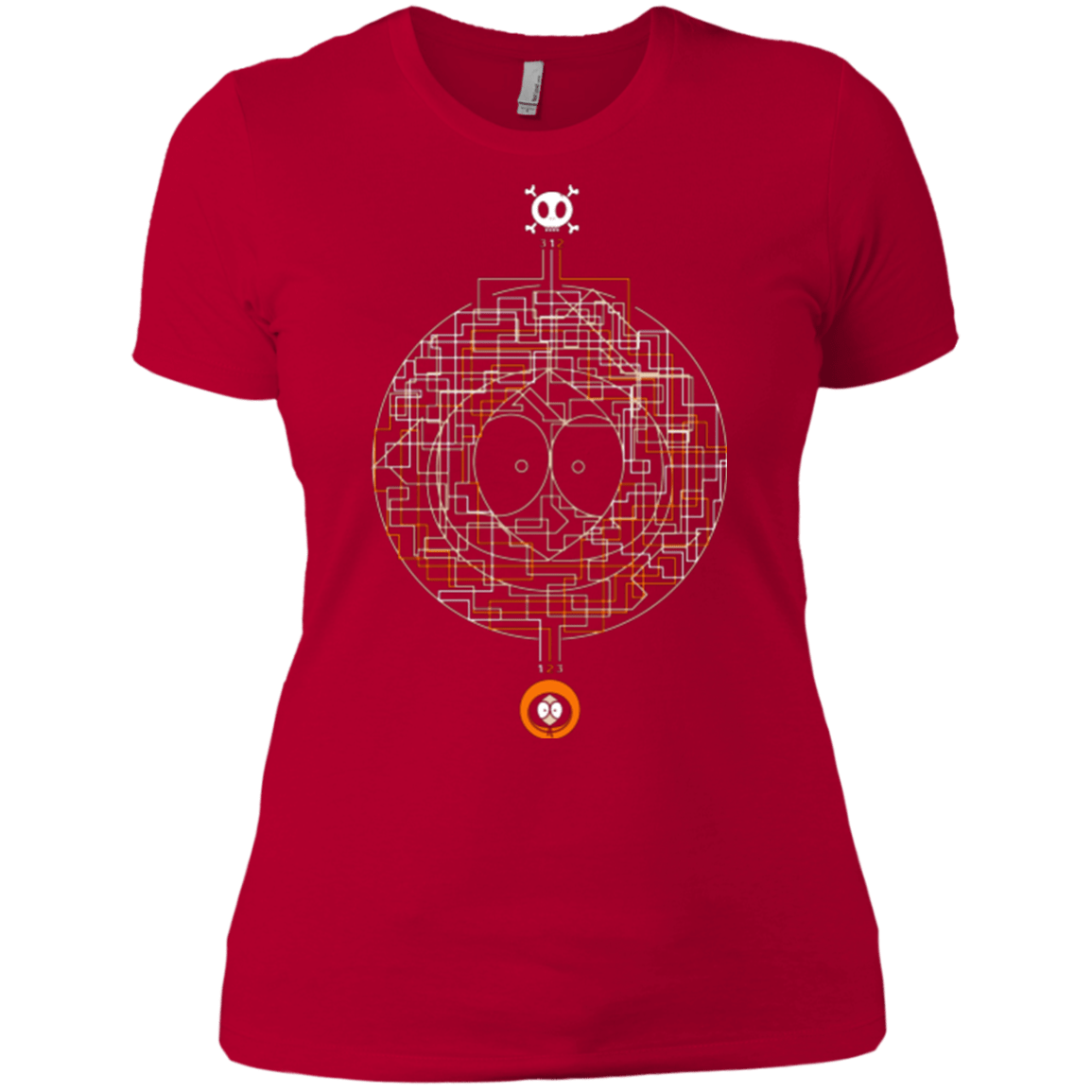 T-Shirts Red / X-Small LABYRINTH OF DEATH Women's Premium T-Shirt