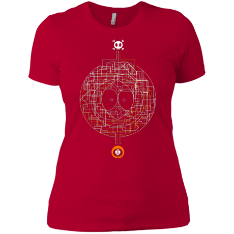 T-Shirts Red / X-Small LABYRINTH OF DEATH Women's Premium T-Shirt