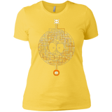 T-Shirts Vibrant Yellow / X-Small LABYRINTH OF DEATH Women's Premium T-Shirt
