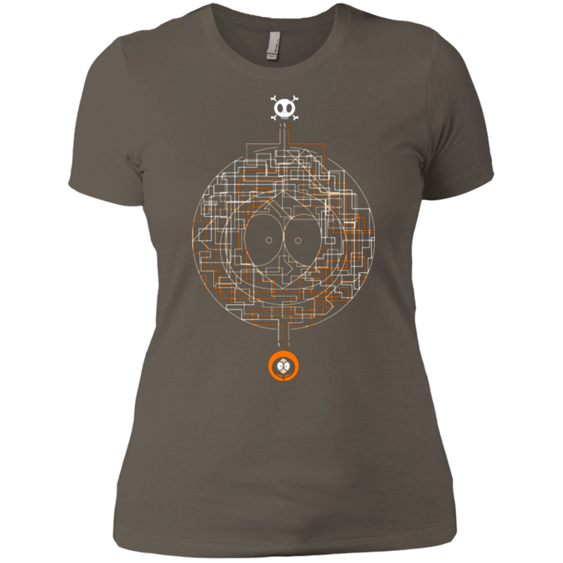 T-Shirts Warm Grey / X-Small LABYRINTH OF DEATH Women's Premium T-Shirt