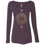 T-Shirts Vintage Purple / Small LABYRINTH OF DEATH Women's Triblend Long Sleeve Shirt