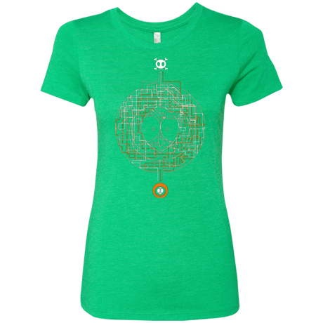 T-Shirts Envy / Small LABYRINTH OF DEATH Women's Triblend T-Shirt