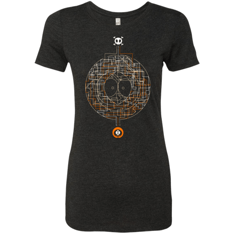 T-Shirts Vintage Black / Small LABYRINTH OF DEATH Women's Triblend T-Shirt