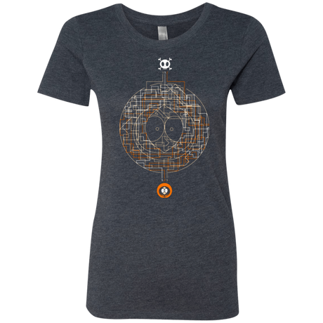 T-Shirts Vintage Navy / Small LABYRINTH OF DEATH Women's Triblend T-Shirt