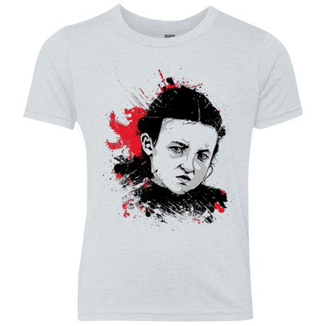 T-Shirts Heather White / YXS LADY MORMONT Youth Triblend T-Shirt