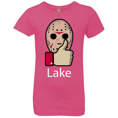 T-Shirts Hot Pink / YXS Lake Girls Premium T-Shirt