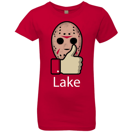 T-Shirts Red / YXS Lake Girls Premium T-Shirt